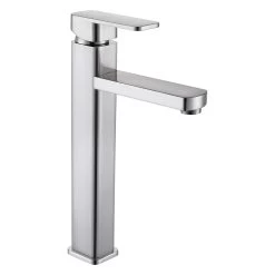 DAX Single Handle Vessel Sink Bathroom Faucet, Brass Body, Chrome Finish, 6 X 12 Inches (DAX-6941B-CR)