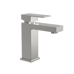DAX Single Handle Bathroom Faucet, Brass Body, Brushed Nickel Finish, 4-5/16 X 6-1/2 Inches (DAX-6951A-BN)