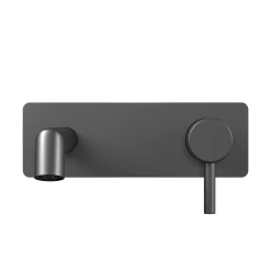 DAX Wall Mount Single Handle Bathroom Faucet. Matte Black Finish (DAX-8030043-BL) -Bathroom Shop DAX 8030043 BL web2