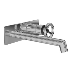 DAX Wall Mount Single Handle Bathroom Faucet Chrome Finish (DAX-8030044-CR) -Bathroom Shop DAX 8030044 CR web1
