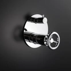 DAX Round Shower Valve With 2 Functions Chrome Finish (DAX-8030045-CR)