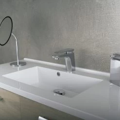 DAX Single Handle Bathroom Faucet, Brass Body, Chrome Finish, 6-7/8 X 5-5/16 Inches (DAX-805A-CR) -Bathroom Shop DAX 805A CR 02