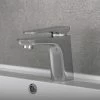 DAX Single Handle Bathroom Faucet, Brass Body, Chrome Finish, 6-7/8 X 5-5/16 Inches (DAX-805A-CR)