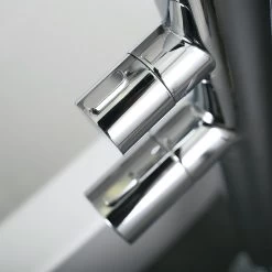 DAX Freestanding Tub Filler With Hand Shower And Gooseneck Spout, Stainless Steel Body, Chrome Finish, 5-13/16 X 45-13/16 X 9-7/16 Inches (DAX-807-CR) -Bathroom Shop DAX 807 CR 03