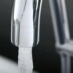 DAX Freestanding Tub Filler With Hand Shower And Gooseneck Spout, Stainless Steel Body, Chrome Finish, 5-13/16 X 45-13/16 X 9-7/16 Inches (DAX-807-CR) -Bathroom Shop DAX 807 CR 05