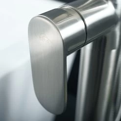 DAX Freestanding Hot Tub Filler With Hand Shower And Square Spout, Stainless Steel Body, Brushed Finish, 40-1/2 X 8-1/2 Inches (DAX-808-BN) -Bathroom Shop DAX 808 BN 06