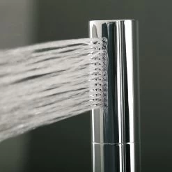 DAX Freestanding Hot Tub Filler With Hand Shower And Square Spout, Stainless Steel Body, Chrome Finish, 40-1/2 X 8-1/2 Inches (DAX-808-CR) -Bathroom Shop DAX 808 CR 03