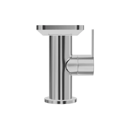 DAX Single Handle Bathroom Waterfall Faucet, Deck Mount, Brass Body, Chrome Finish, Spout Height 4-15/16 Inches (DAX-8205-CR) -Bathroom Shop DAX 8205 CR web2