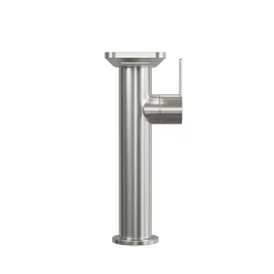 DAX Single Handle Bathroom Waterfall Vessel Sink Faucet, Deck Mount, Brass Body, Brushed Nickel Finish, Spout Height 8-1/16 Inches (DAX-8205A-BN) -Bathroom Shop DAX 8205A BN web2