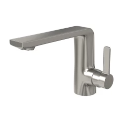 DAX Single Handle Bathroom Faucet, Brass Body, Brushed Nickel Finish, Spout Height 4-15/16 Inches (DAX-8226-BN)