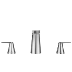 DAX Two Handle Bathroom Faucet, Brass Body, Chrome Finish, Spout Height 4 Inches (DAX-8236C-CR) -Bathroom Shop DAX 8236c CR web2