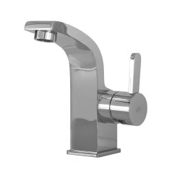 DAX Single Handle Bathroom Faucet, Brass Body, Chrome Finish, 3-15/16 X 5-15/16 Inches (DAX-8260-CR) -Bathroom Shop DAX 8260 CR