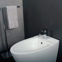 DAX Single Handle Bidet Faucet, Brass Body, Chrome Finish, 5-1/8 X 3-1/8 Inches (DAX-8569-CR) -Bathroom Shop DAX 8569 CR 02