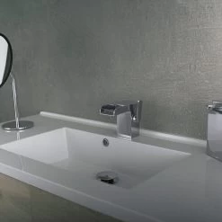 DAX Single Handle Waterfall Bathroom Faucet, Brass Body, Chrome Finish, 5-1/8 X 4-5/16 Inches (DAX-9825) -Bathroom Shop DAX 9825 02