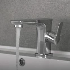 DAX Single Handle Bathroom Faucet, Brass Body, Chrome Finish, 4-3/4 X 3-15/16 Inches (DAX-9883) -Bathroom Shop DAX 9883 05