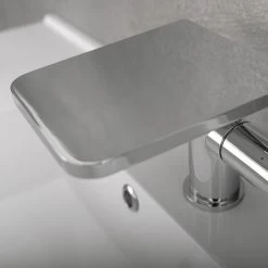 DAX Single Handle Waterfall Bathroom Faucet, Brass Body, Chrome Finish, 5-5/16 X 4-5/16 Inches (DAX-9888) -Bathroom Shop DAX 9888 05