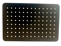 DAX REctangular Shower Head. Matte Black Finish (DAX-C2011-BL)