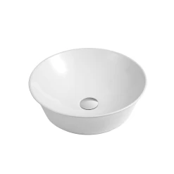 DAX Ceramic Round Bathroom Vessel Basin - (16.5" Diameter) (DAX-CL1329) -Bathroom Shop DAX CL1329 WM web