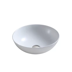 DAX Ceramic Round Bathroom Vessel Basin - (16" Diameter) (DAX-CL1344) -Bathroom Shop DAX CL1344 WM web