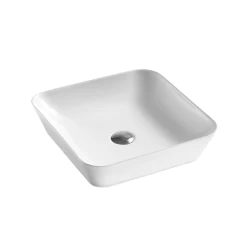 DAX Ceramic Square Bathroom Vessel Basin (17" X 17") (DAX-CL1468) -Bathroom Shop DAX CL1468 WM web