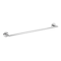 DAX Valencia Single Towel Bar, Wall Mount, Brass Body, Chrome Finish, 24-3/16 Inches (DAX-GDC120165-CR)