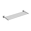 DAX Valencia Towel Rack With Shelf, Wall Mount, Brass Body, Chrome Finish, 23-5/8 X 7-7/8 X 2 Inches (DAX-GDC120168-CR)