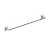 DAX Milano Single Towel Bar, Wall Mount, Brass Body, Brushed Nickel Finish, 24 Inches (DAX-GDC160165-BN)