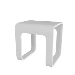 DAX Solid Surface Bathroom Stool - Matte White (DAX-ST-03) 12 DAX Solid Surface Bathroom Stool - Matte White (DAX-ST-03) -Bathroom Shop DAX ST 03