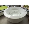 Pamela Acrylic 68 Inch Freestanding Relax Air Massage Bathtub - White