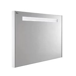 48" LED Backlit Bathroom Vanity Mirror, Wall Mount, White Matt, Serie Class By VALENZUELA