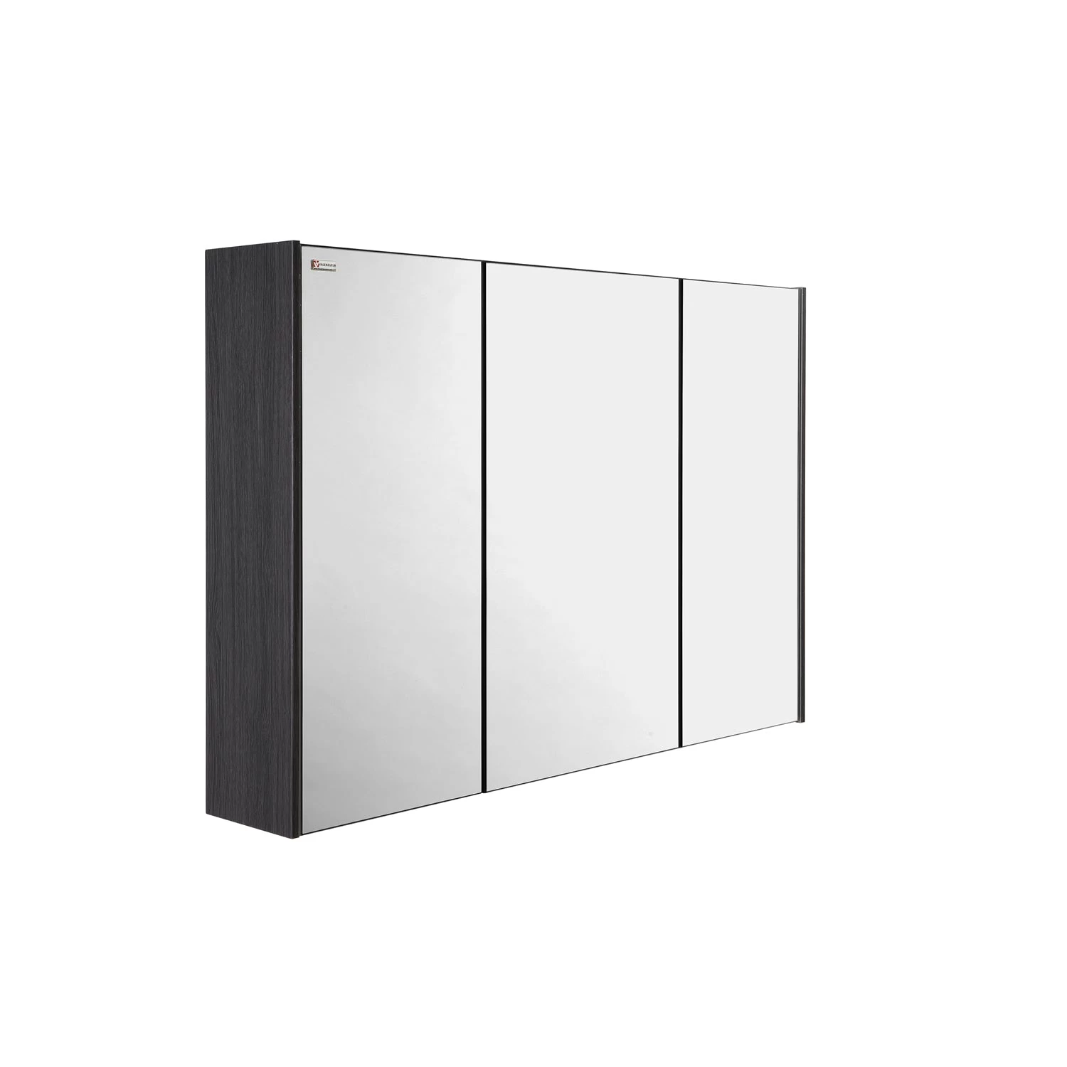 48" Medicine Cabinet Bathroom Vanity Mirror, Wall Mount, 3 Doors, Grey, Serie Dune/Solco By VALENZUELA 1 48" Medicine Cabinet Bathroom Vanity Mirror, Wall Mount, 3 Doors, Grey, Serie Dune/Solco By VALENZUELA