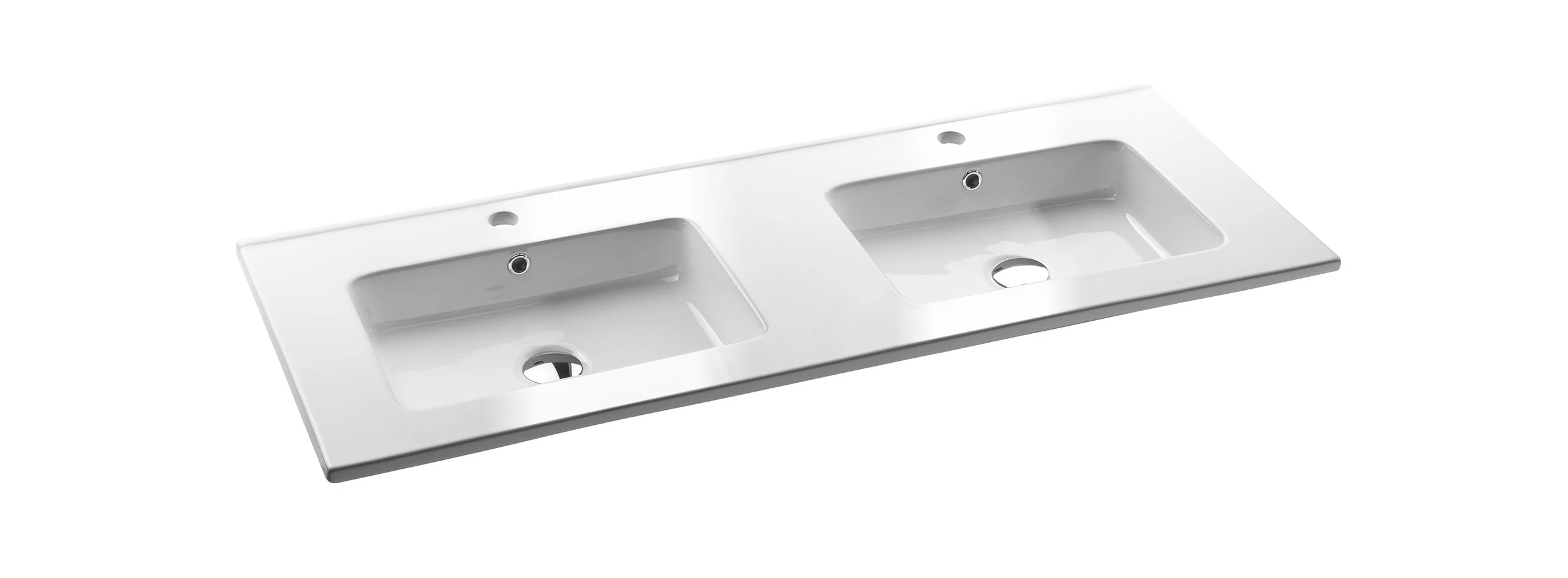 48" Double Vanity, Floor Mount, 6 Drawers With Soft Close, Grey, Serie Dune By VALENZUELA 2 48" Double Vanity, Floor Mount, 6 Drawers With Soft Close, Grey, Serie Dune By VALENZUELA - Image 2