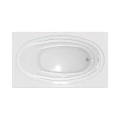 Alydar II 72 Inch Acrylic Drop-in Universal Drain Bathtub - White -Bathroom Shop alydar ii tub shot03 c3sxkcuwnquygk7j