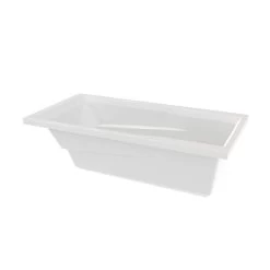 Ascot II 66 Inch Acrylic Drop-in Universal Drain Bathtub - White -Bathroom Shop ascot ii tub shot02 zuhg0f0nfgqujowb