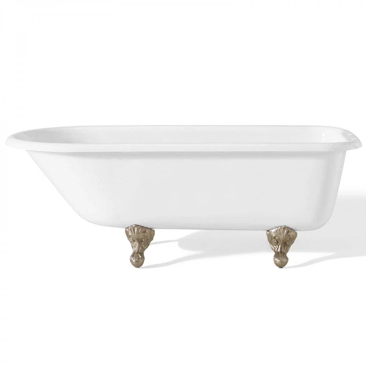 Traditional Cast Iron Clawfoot Tub - Rim Faucet Drillings 2 Traditional Cast Iron Clawfoot Tub - Rim Faucet Drillings - Image 2