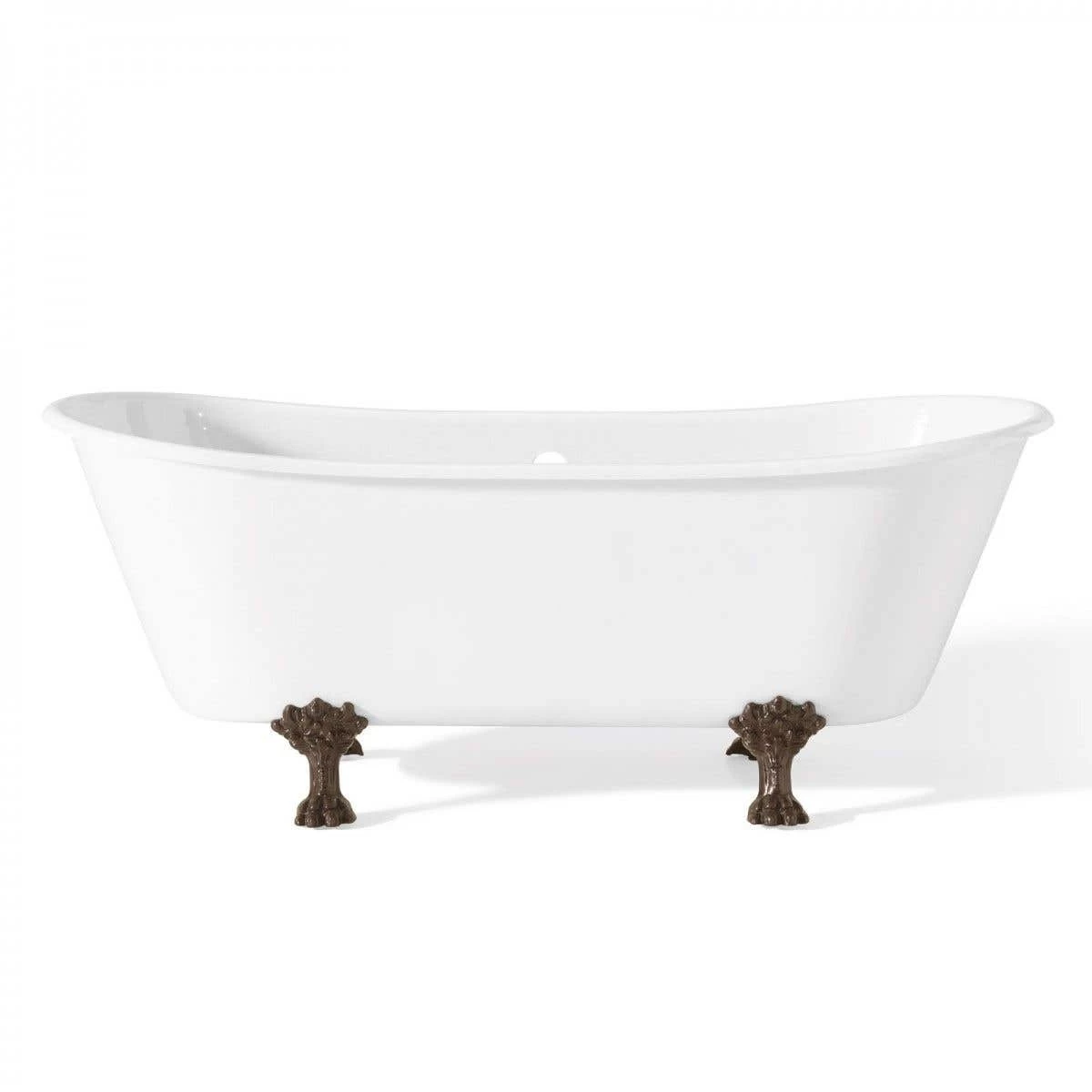 Winchester 68 Inch Cast Iron Double Ended Clawfoot Tub - No Faucet Drillings 2 Winchester 68 Inch Cast Iron Double Ended Clawfoot Tub - No Faucet Drillings - Image 2