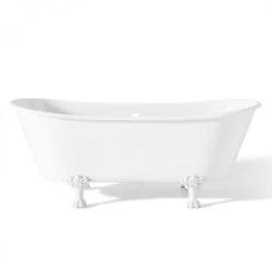 Winchester 68 Inch Cast Iron Double Ended Clawfoot Tub - No Faucet Drillings 10 Winchester 68 Inch Cast Iron Double Ended Clawfoot Tub - No Faucet Drillings -Bathroom Shop c2122wh 1