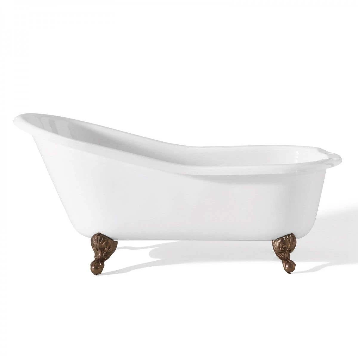 Cast Iron Slipper Clawfoot Tub - Rim Faucet Drillings 3 Cast Iron Slipper Clawfoot Tub - Rim Faucet Drillings - Image 3