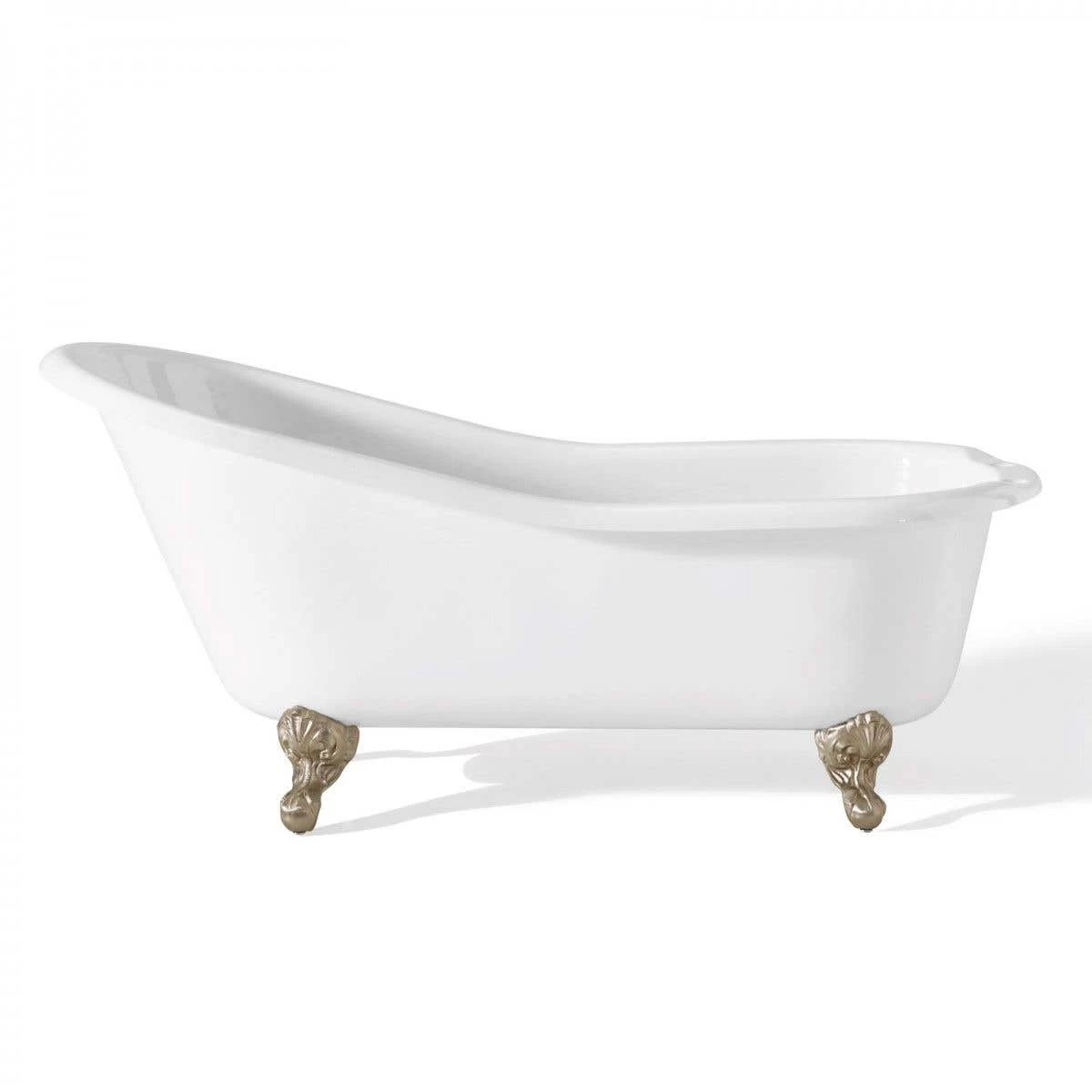 Cast Iron Slipper Clawfoot Tub - Rim Faucet Drillings 4 Cast Iron Slipper Clawfoot Tub - Rim Faucet Drillings - Image 4