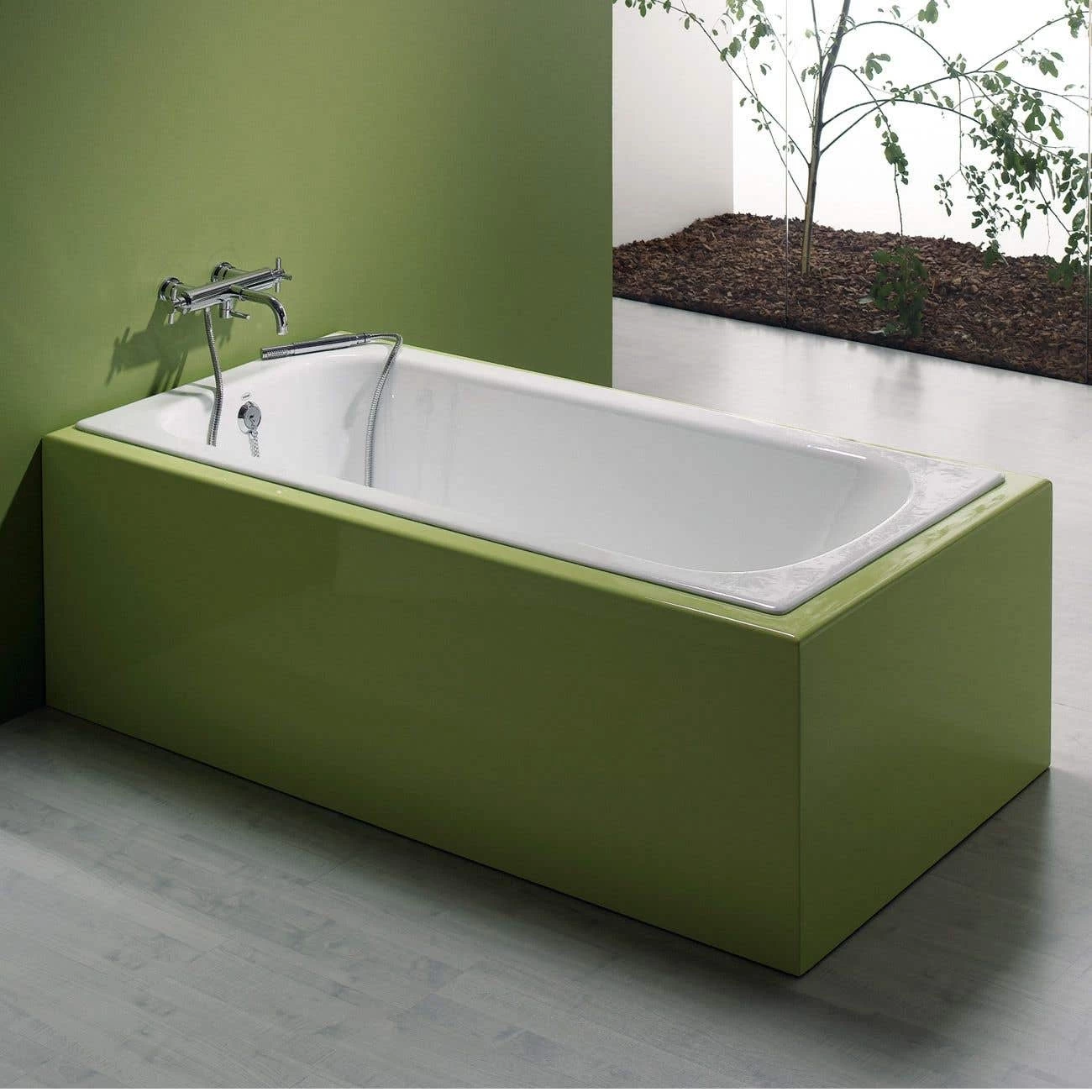 59 Inch Cast Iron Drop In Tub - No Faucet Drillings - Unfinished Exterior 1 59 Inch Cast Iron Drop In Tub - No Faucet Drillings - Unfinished Exterior