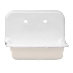 24 Inch Cast Iron High Back Farm Sink 18 24 Inch Cast Iron High Back Farm Sink -Bathroom Shop castsink24 bi