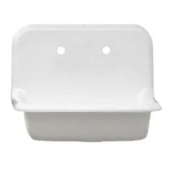 24 Inch Cast Iron High Back Farm Sink 15 24 Inch Cast Iron High Back Farm Sink -Bathroom Shop castsink24 lg