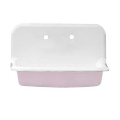 30 Inch Cast Iron High Back Farm Sink -Bathroom Shop castsink30 lp