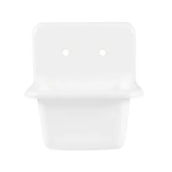 22 Inch Cast Iron High Back Deep Utility Sink 27 22 Inch Cast Iron High Back Deep Utility Sink -Bathroom Shop castutility22 front