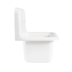 22 Inch Cast Iron High Back Deep Utility Sink 28 22 Inch Cast Iron High Back Deep Utility Sink -Bathroom Shop castutility22 side