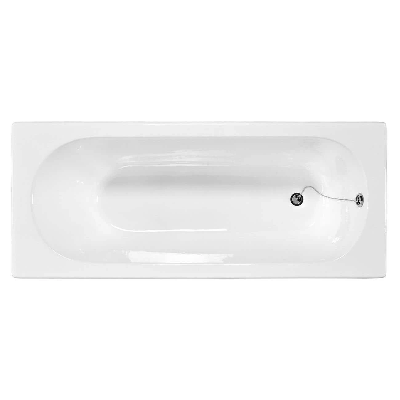 59 Inch Cast Iron Drop In Tub - No Faucet Drillings - Unfinished Exterior 3 59 Inch Cast Iron Drop In Tub - No Faucet Drillings - Unfinished Exterior - Image 3