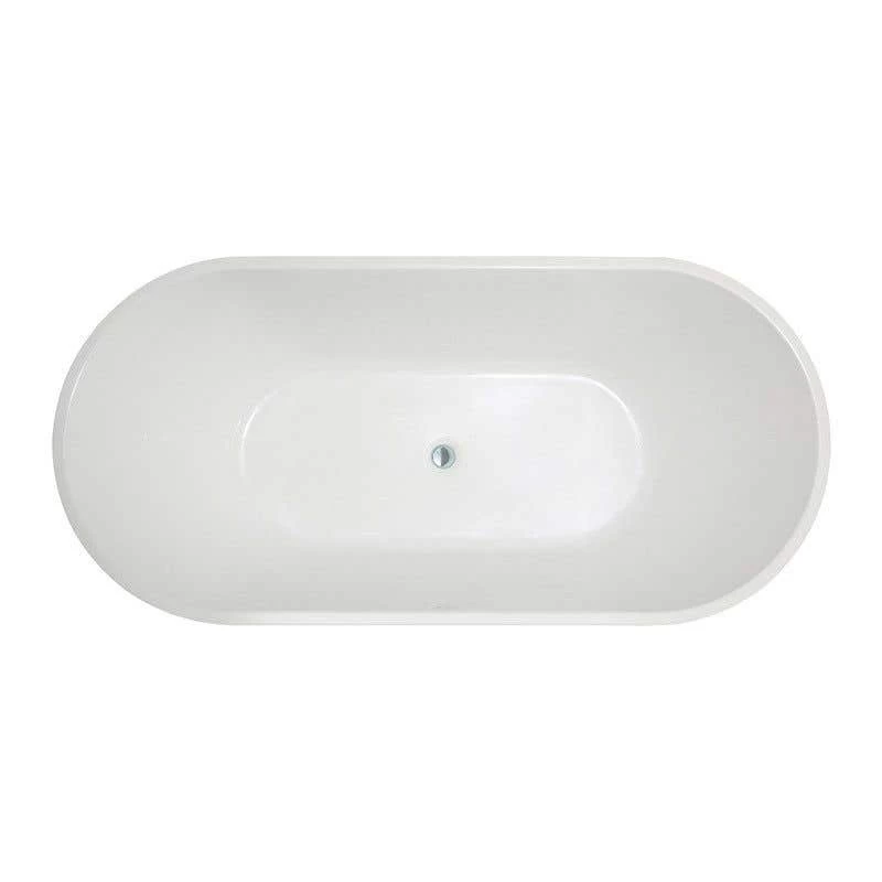 Chloe Acrylic Double Ended Freestanding Tub - No Faucet Drillings 5 Chloe Acrylic Double Ended Freestanding Tub - No Faucet Drillings - Image 5