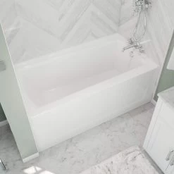 Cooper 60 X 32 Inch Acrylic Alcove Bathtub - White