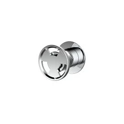 DAX Round Shower Valve With 1 Functions Chrome Finish (DAX-8030046-CR)