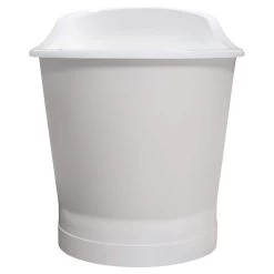 Devon 67 Inch Cast Iron Double Ended Skirted Tub - No Faucet Drillings - White 9 Devon 67 Inch Cast Iron Double Ended Skirted Tub - No Faucet Drillings - White -Bathroom Shop dsc 2883ok